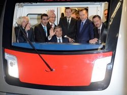 El primer ministro turco inaugura la lnea M2 del metro de Ankara