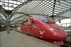 Thalys aumenta un 2,1 por ciento sus trficos de alta velocidad entre Blgica, Holanda y Alemania  