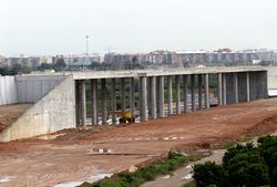 Terminada la mayor p�rgola de toda la red de alta velocidad de Adif