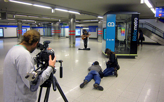 Los rodajes en Metro de Madrid crecieron un 66 por ciento en 2015 