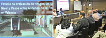La Generalitat Valenciana presenta un estudio sobre seguridad en andenes y pasos a nivel
