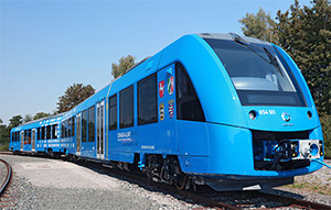 Alstom presenta su primer tren con pila de hidrógeno 