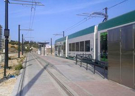 El tren tranva de la Baha de Cdiz reanuda las pruebas dinmicas en Chiclana