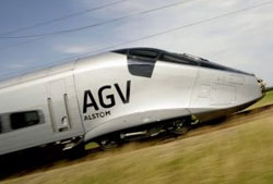 El AGV, �ltimo tren de alta velocidad de Alstom, realiza pruebas din�micas en la Rep�blica Checa 
