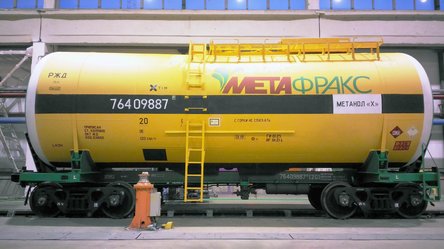 La rusa CJSC fabrica una nueva generación de vagones para metanol