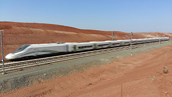 El Talgo Haramain �alcanza los 310 km/h en sus pruebas en Arabia Saud�
