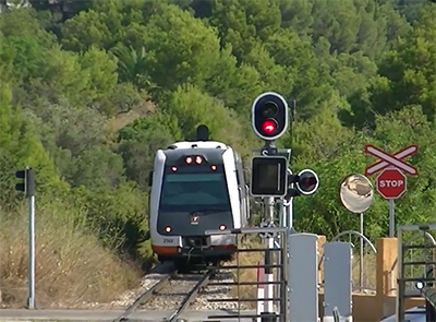 Avanzan las obras de tranviarizacin del Tram de Alicante a su entrada en Denia