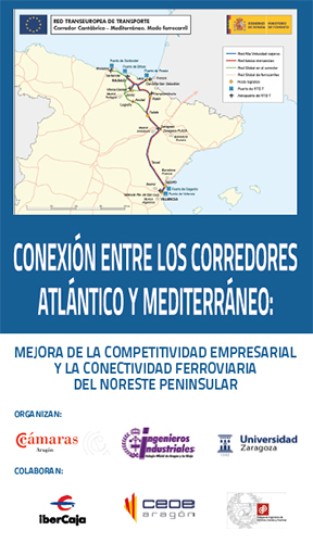 Jornada “Conexión entre los corredores Atlántico y Mediterráneo” organizada en Zaragoza