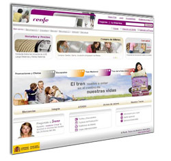 Renfe potencia la venta "on line" con la renovaci�n de su web 