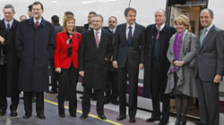 Los Reyes de Espa�a inauguran la l�nea de alta velocidad Madrid-Valencia y la estaci�n Joaqu�n Sorolla