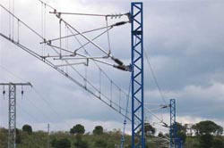 El Adif licita la electrificacin de la lnea de alta velocidad Madrid - Levante