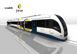 Adjudicadas obras para el tranv�a de Le�n y la integraci�n urbana del trazado de Feve.