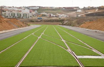Se reactivan las obras del tranv�a de Alcal� de Guada�ra en su conexi�n con la l�nea 1 del metro de Sevilla 