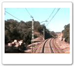 En tren por el puerto de Despe�aperros