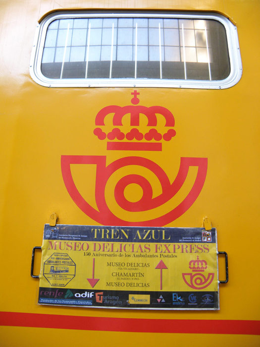 El Tren Azul realiz� varios viajes desde Delicias hasta Chamartin recorriendo los enlaces ferroviarios madrile�os