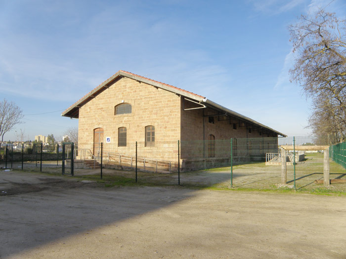 Antiguo muelle de mercanc�as, restaurado y convertido hoy en Centro de Interpretaci�n del Paisaje Minero