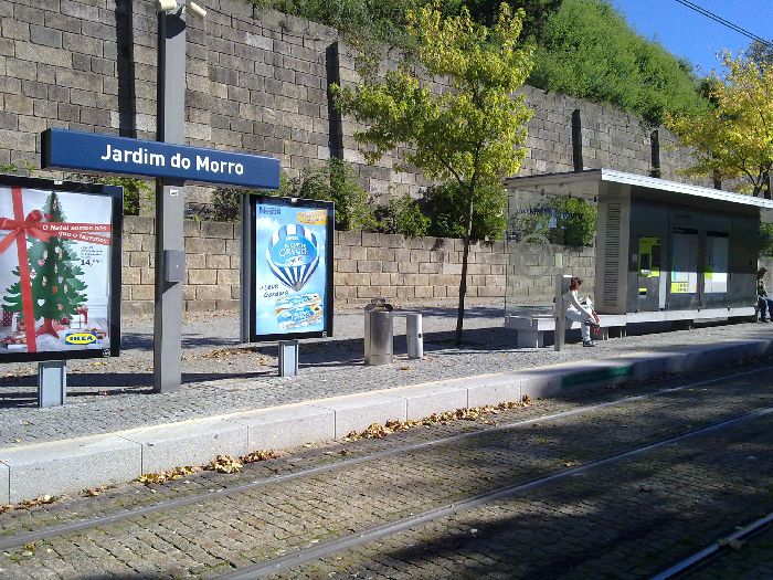 Estaci�n de metro de Jardim do Morro en Vilanova de Gaia
