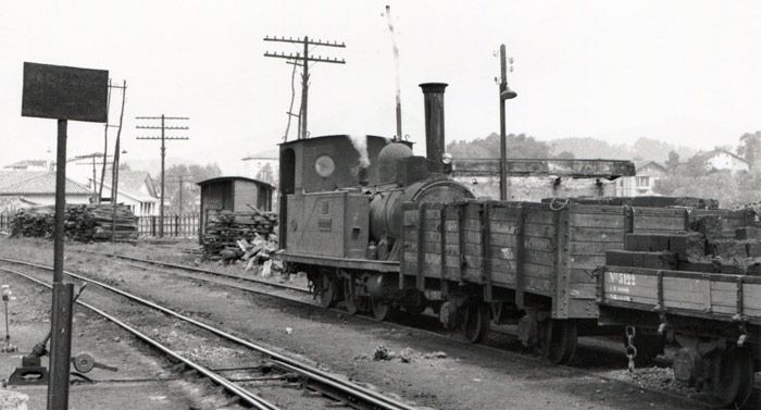 Locomotora de vapor Zugastieta. La firma brit�nica Sharp Stewart suministr� las tres primeras locomotoras del ferrocarril de Gernika. Fotograf�a de Jeremy Wiseman.