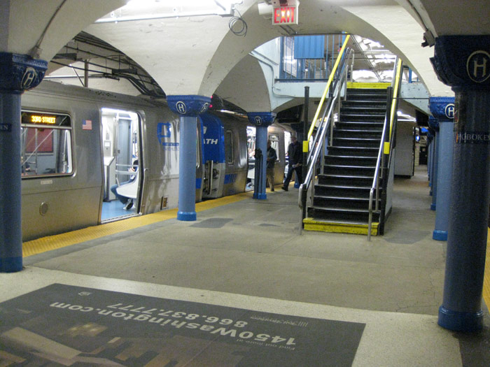 Salida de andenes de una de las estaciones