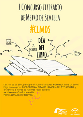 Metro de Sevilla organiza su primer Concurso Literario para celebrar el Da del Libro
