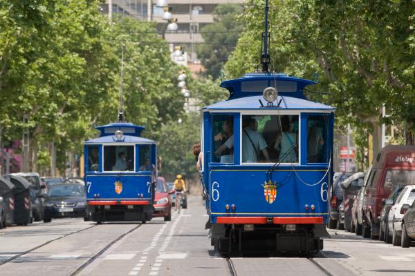 El Tranvía Blau vuelve a circular con normalidad en Barcelona