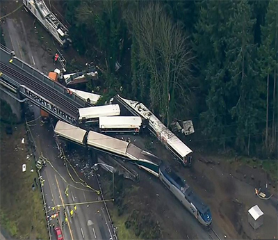 Y van ... : Tres muertos en la re-inauguración de un tren entre Seattle y Portland