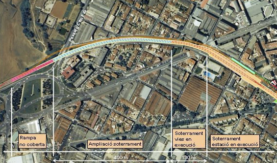 Comienza el soterramiento de la lnea de FGC en Sabadell