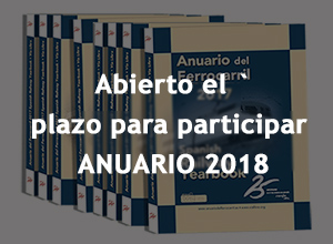 Abierto el plazo a empresas y entidades públicas para participar en el Anuario del Ferrocarril 2018 Spanish Railway Yearbook