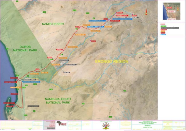Namibia modernizar la lnea Kranzberg - Walvis Bay