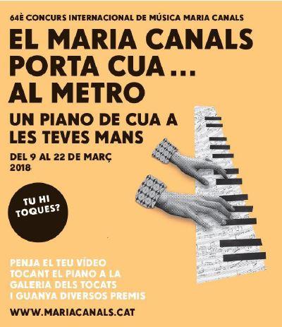 Metro de Barcelona renueva su colaboracin en el concurso internacional Mara Canals
