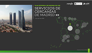 Presentado el Plan de Cercan�as de Madrid, con una inversi�n de m�s de 5.000 millones para el periodo 2018-2025