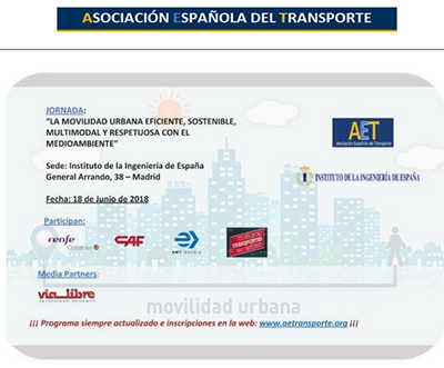 Jornada sobre movilidad urbana de la Asociación Española del Transporte