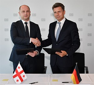 Acuerdo de cooperacin de los Ferrocarriles Alemanes y Georgianos