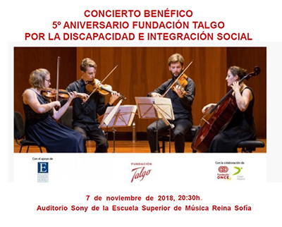 La Fundación Talgo celebra su quinto aniversario con un concierto benéfico