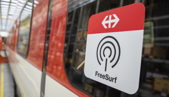 Los Ferrocarriles Suizos probarn en 2019 el acceso gratuito a Internet en los trenes
