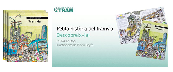 Un libro ilustrado sobre la historia del tranvía en Barcelona