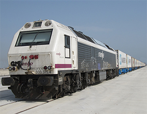 Nuevo tr�fico diario de alta frecuencia de Renfe Mercanc�as entre Madrid y Valencia