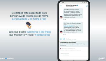 Avisos personalizados por mensaje directo a trav�s de Twitter en las cercan�as de Barcelona y Madrid