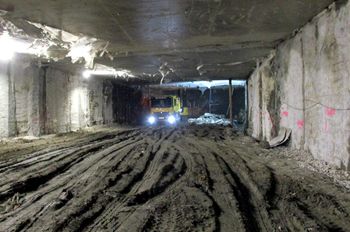 Concluye la excavaci�n del primer nivel del t�nel Guadalmedina-Atarazanas del metro de M�laga 