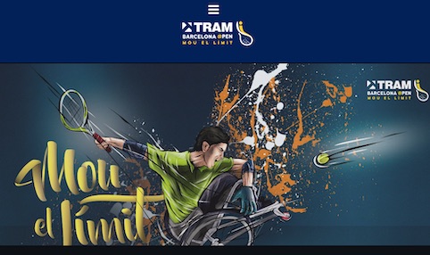 Tercera edici�n del torneo de tenis en silla de ruedas del Tram de Barcelona