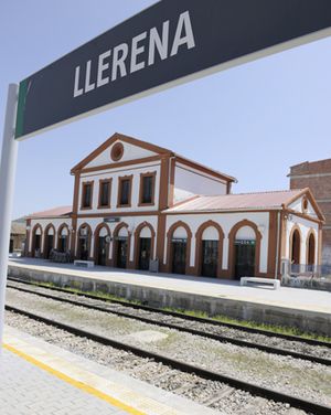 Concluye la renovaci�n de v�a del trayecto Usagre-Llerena, en la provincia de Badajoz