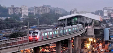 El metro de Bombay establece un r�cord de viajeros