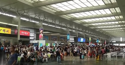 Notable crecimiento del tr�fico ferroviario en China