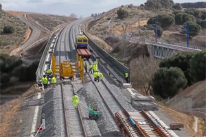 La obra ferroviaria supuso el 11,7 por ciento de la licitaci�n p�blica en 2019