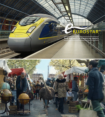 Eurostar lanza la campa�a "Usted ve m�s cuando no vuela"