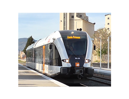 En mantenimiento la nica unidad que presta servicio en el tramo Lleida-Balaguer