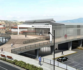 Xunta y Ayuntamiento afirman que la estaci�n intermodal de Santiago estar� lista antes del Xacobeo 2021
