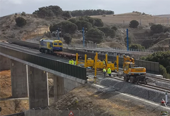 La obra ferroviaria supuso el 6,2 por ciento de la licitaci�n p�blica en 2020