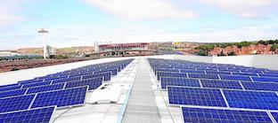 El tranv�a de Murcia estrena una instalaci�n fotovoltaica para autoabastecimiento de energ�a