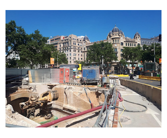 FGC reanuda las obras de ampliaci�n y mejora de la estaci�n Plaza de Catalunya, en Barcelona